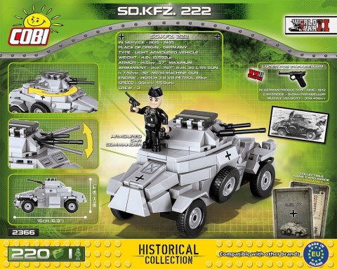 Cobi Klocki Klocki Historical Collection SD.KFZ 222