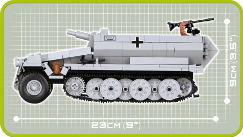 Cobi Klocki Klocki Historical Collection Sd.Kfz.251/9 Ausf.C Stummel