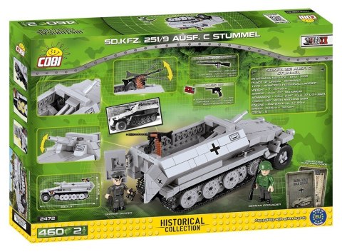 Cobi Klocki Klocki Historical Collection Sd.Kfz.251/9 Ausf.C Stummel