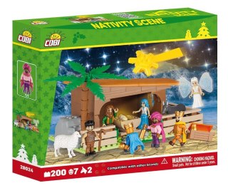 Cobi Klocki Klocki Nativity Set - Szopka Bożonarodzeniowa, 200 elementów