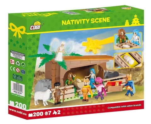 Cobi Klocki Klocki Nativity Set - Szopka Bożonarodzeniowa, 200 elementów