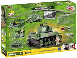 Cobi Klocki Klocki Armia M5A1 Stuart VI, 345 elementów