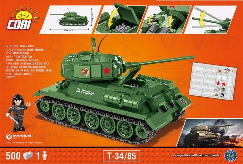 Cobi Klocki Klocki World Of Tanks T34/85