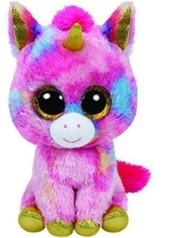 Meteor Maskotka Kolorowy jednorożec TY Beanie Boos Fantasia 15 cm