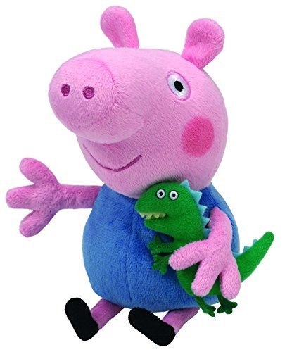 Meteor Maskotka TY Beanie Babies Świnka Peppa - George 15 cm