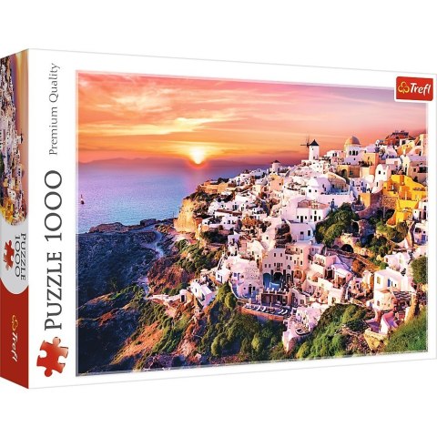 Trefl Puzzle 1000 elementów Zachód słońca nad Santorini