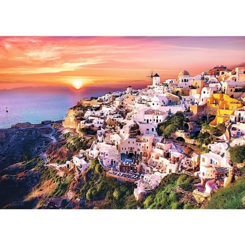 Trefl Puzzle 1000 elementów Zachód słońca nad Santorini