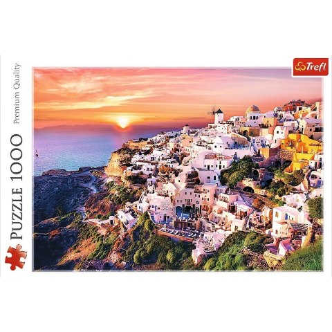 Trefl Puzzle 1000 elementów Zachód słońca nad Santorini