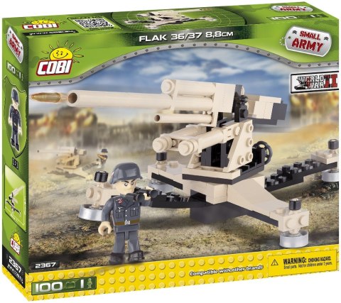 Cobi Klocki Klocki Armia 100 elementów Flak 36/37 8,8 cm