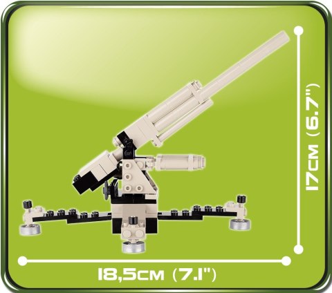 Cobi Klocki Klocki Armia 100 elementów Flak 36/37 8,8 cm