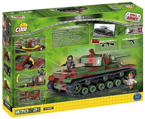 Cobi Klocki Klocki Armia 470 ELEMENTÓW Czołg KV-1