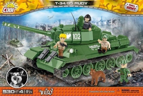 Cobi Klocki Klocki Armia T34/85 Rudy 530 klocków