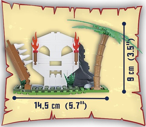 Cobi Klocki Klocki Piraci 100 elementów Wyspa czaszki