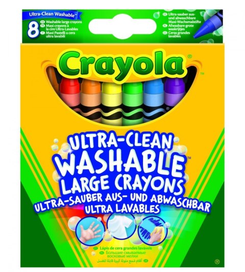 Crayola Duże zmywalne kredki 8 sztuk