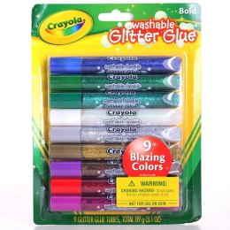 Crayola Klej brokatowy 9 kolorów