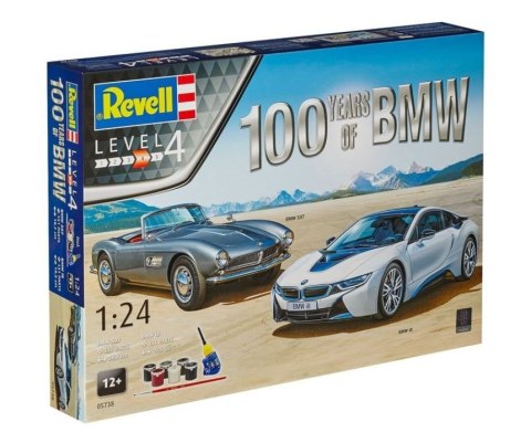 Revell Zestaw upominkowy 100TH Anniversary BMW