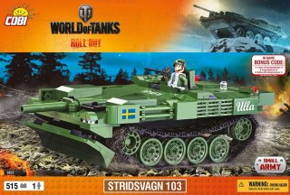 Cobi Klocki Klocki Armia /3023/ Wot Stridsvagn 103 (S-Tank)