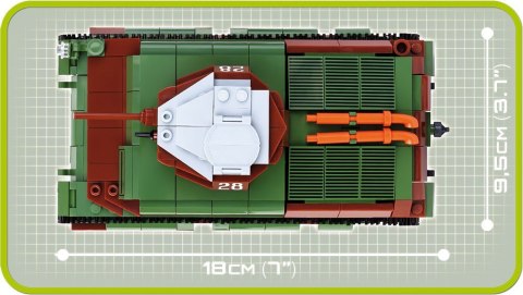 Cobi Klocki Klocki Armia 450 elementów Somua S-35 (Char 19535s) - francuski czołg średni