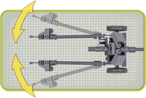 Cobi Klocki Klocki Armia 7,5 cm PaK 40