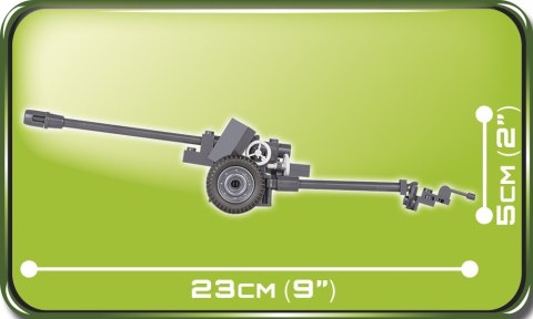 Cobi Klocki Klocki Armia 7,5 cm PaK 40