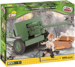 Cobi Klocki Klocki Armia 57 mm Divisional Gun ZIS-2 - sowiecka armata polowa