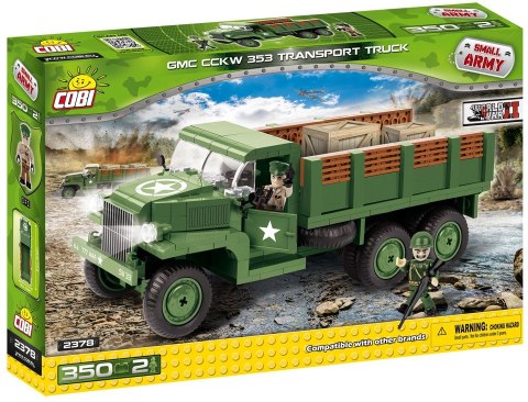 Cobi Klocki Klocki Armia GMC CCKW 353 Transport Truck - amerykański samochód ciężarowy