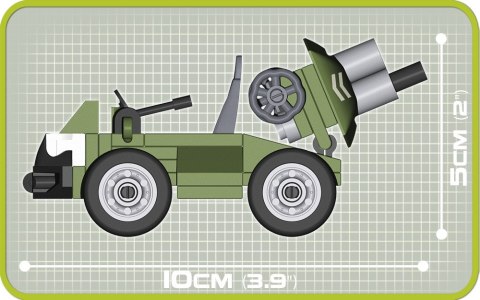 Cobi Klocki Klocki Armia Pojazd wsparcia batalionu