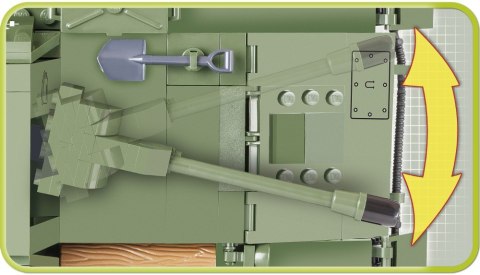 Cobi Klocki Klocki Armia SU-76M - radzieckie działo samobieżne