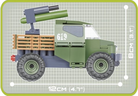 Cobi Klocki Klocki Armia Terenowy samochód opancerzony