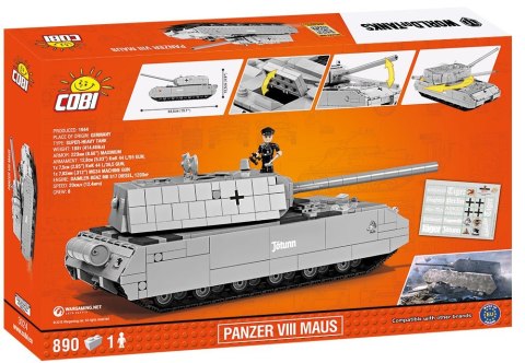 Cobi Klocki Klocki World of Tanks Panzer VII Maus - niemiecki czołg superciężki