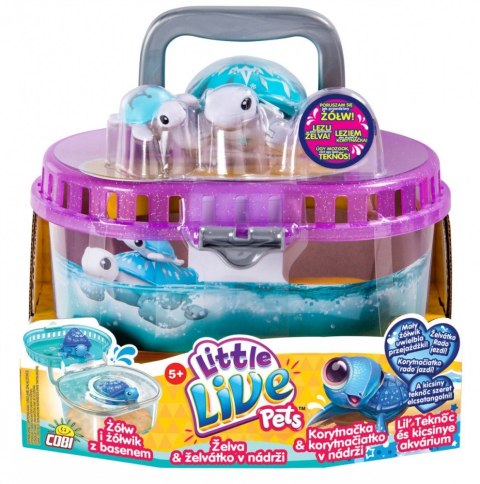 Cobi LITTLE LIVE PETS Żółw i żółwik z basenem