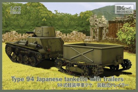 Ibg Type 94 Japanese Tankette with trailers