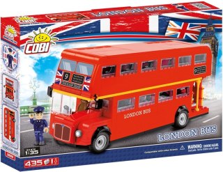 Cobi Klocki Klocki Action Town 435 elementów London Bus, autobus dwupiętrowy