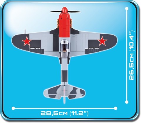 Cobi Klocki Klocki Armia 235 elementów Yakovlev Yak-3 Radziecki samolot myśliwski