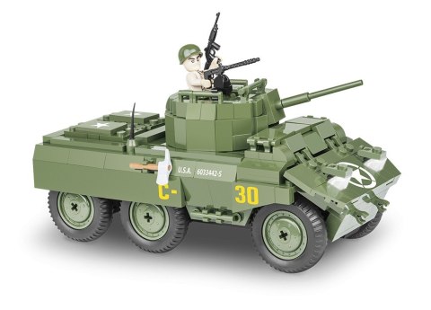 Cobi Klocki Klocki Armia 370 elementów M8 Greyhound, amerykański samochód pancerny