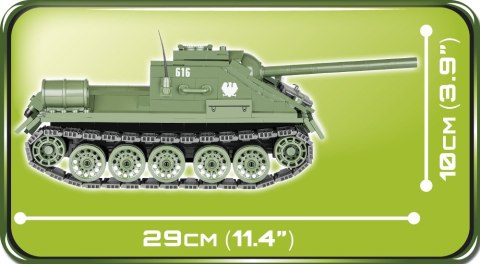 Cobi Klocki Klocki Armia 413 elementów SU-85 Radzieckie działo samobieżne