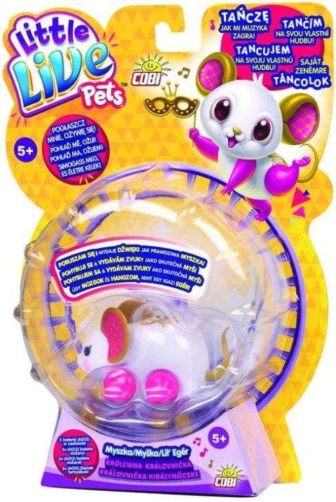 Cobi Little Live Pets Myszka Królewna