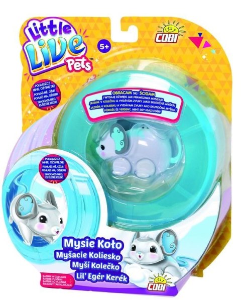 Cobi Little Live Pets Myszka z kołowrotkiem, Ciekawska