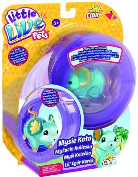 Cobi Little Live Pets Myszka z kołowrotkiem, Szczęsciara