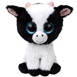 Meteor Maskotka TY Beanie Boos - Krowa, 15 cm