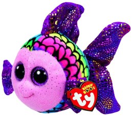 Meteor Maskotka TY Beanie Boos - Wielobarwna Ryba Flippy, 15 cm