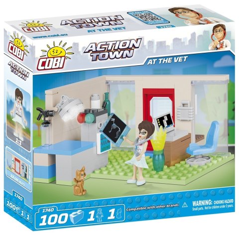 Cobi Klocki Klocki Action Town 100 elementów Weterynarz