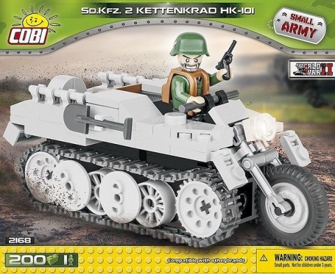 Cobi Klocki Klocki Small Army 200 elementów Kettenkrad niemiecki pojazd wielozadaniowy