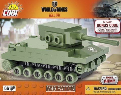 Cobi Klocki Klocki Small Army 66 elementów M46 Patton Nano Tank