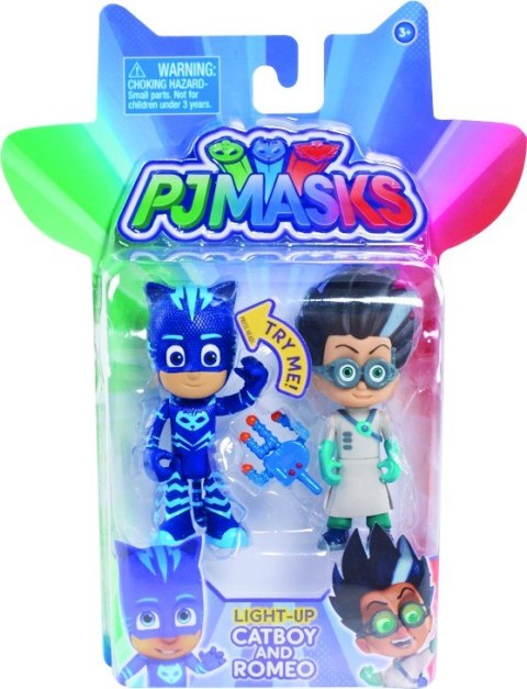 Cobi PJ MASKS Świecąca figurka 2-pak, Catboy and Romeo