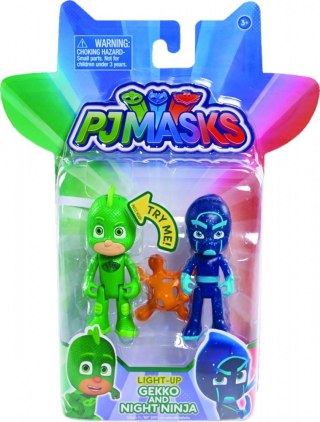 Cobi PJ MASKS Świecąca figurka 2-pak, Gekko i Ninja