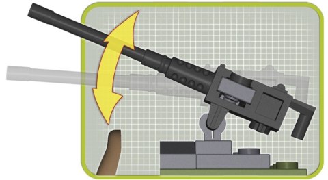 Cobi Klocki Kllocki Small Army 140 elementów Pojazd Gąsienicowy