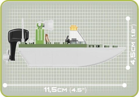 Cobi Klocki Klocki Small Armi 60 elementów Łódź patrolowa