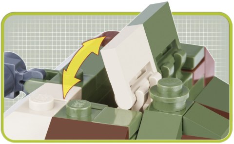 Cobi Klocki Klocki Small Army 250 elementów TKS Tankietka - polski lekki czołg rozpoznawczy