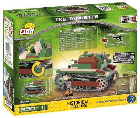 Cobi Klocki Klocki Small Army 250 elementów TKS Tankietka - polski lekki czołg rozpoznawczy